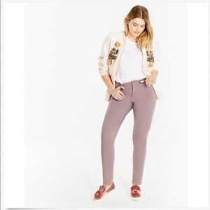SADIE RELAXED SLIM LEG JEANS - GRAPE SIZES 12W, 14W, 16W (NEW WITH TAGS)